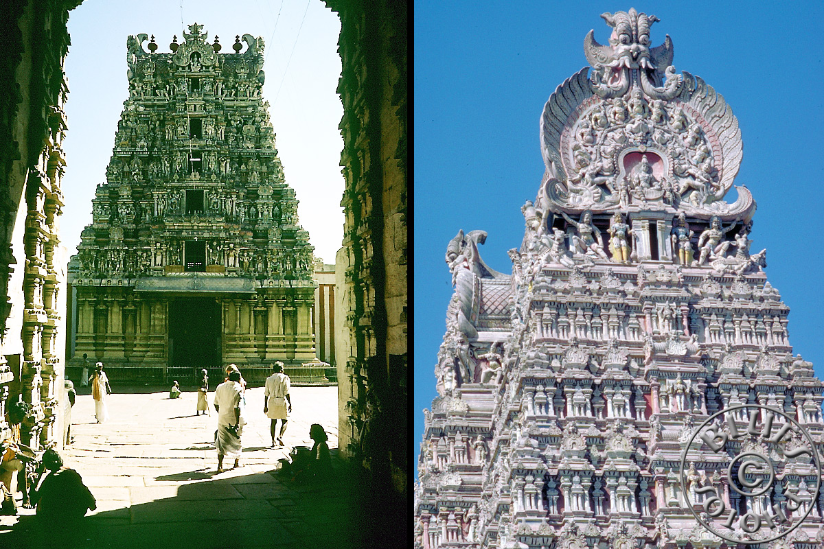 Madurai, l'extérieur du temple